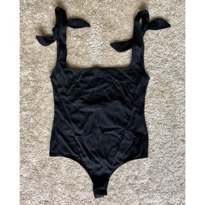 Free People Tie Shoulder Bodysuit